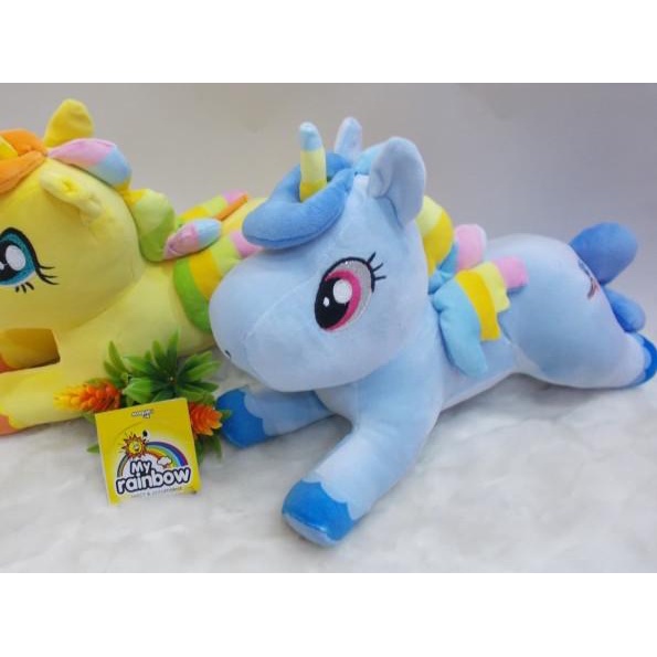 Boneka pony/poni/lying unicorn (05020197) - Ungu