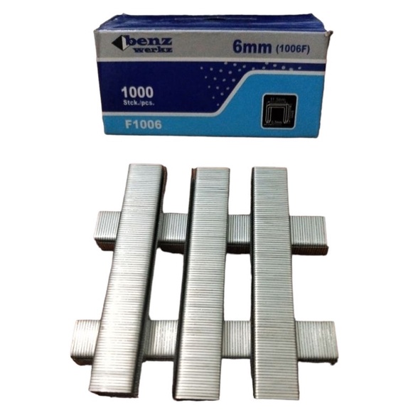 

Isi Staples 6mm(1006F) BENZ @1000pcs