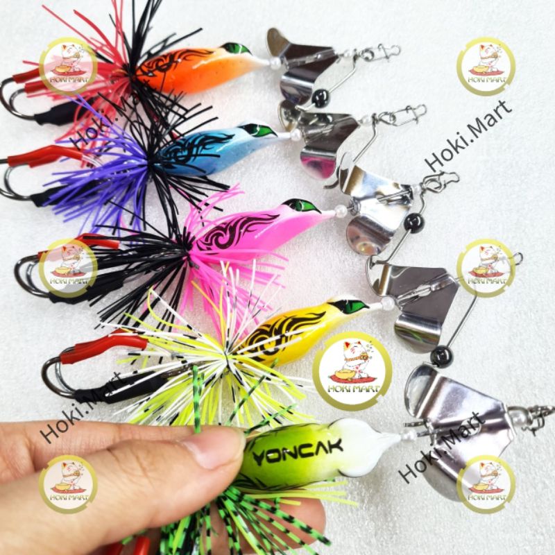Umpan Casting Slash Bait oncak dan tetrabuzz clicker oncak/ Slater / Buzz Bait  ONCAK