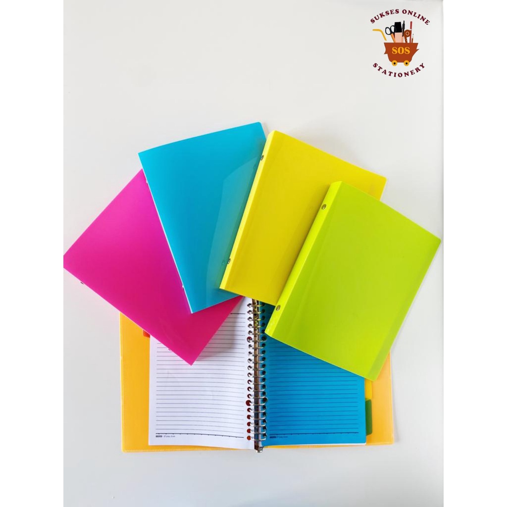 

GG Binder Note GASTA A5-PP Cover Warna Polos / Bindernote / Buku Note/Map Binder/Ring Note