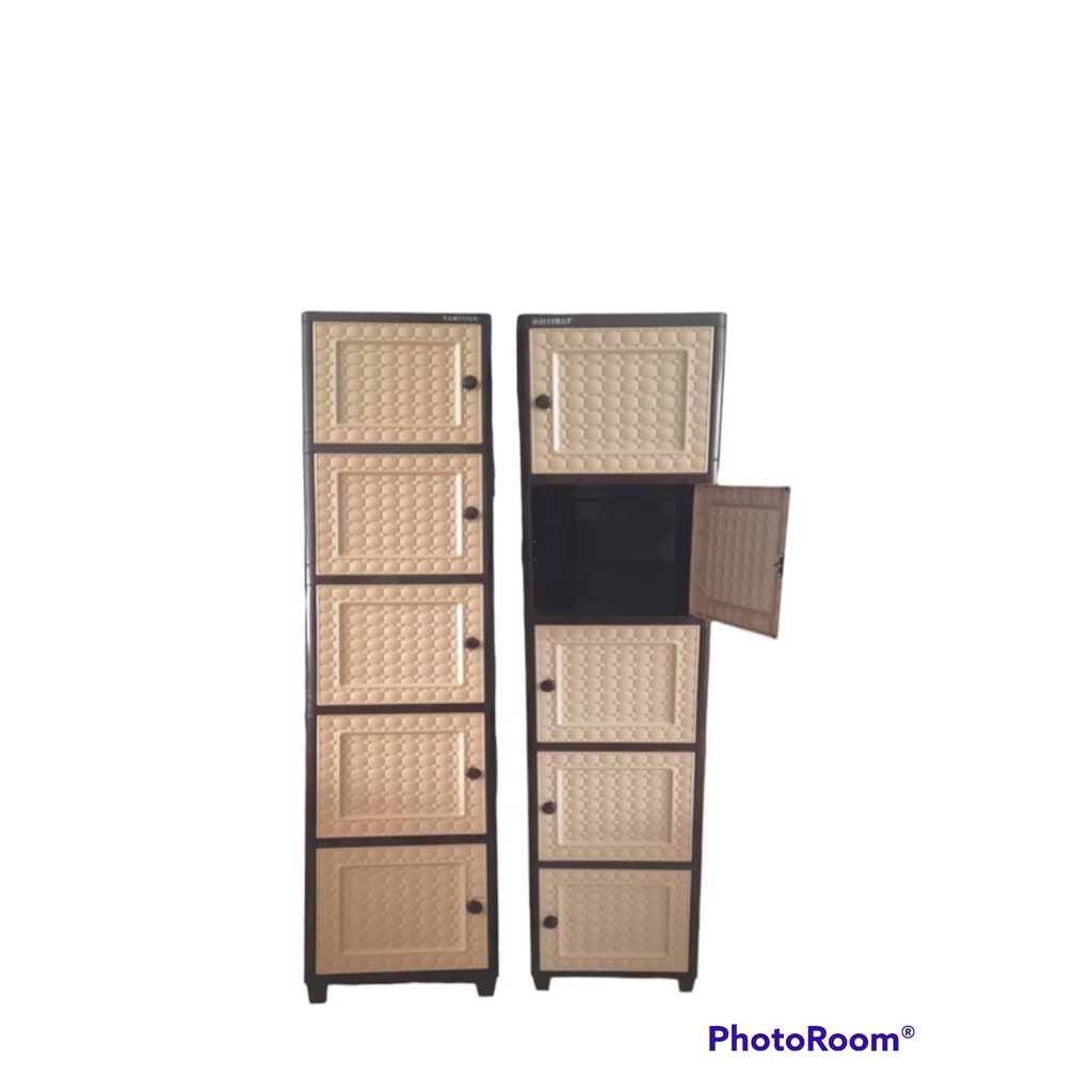 Lemari Cabinet 5 Susun LOKI / Lemari Loker Plastik Diamond