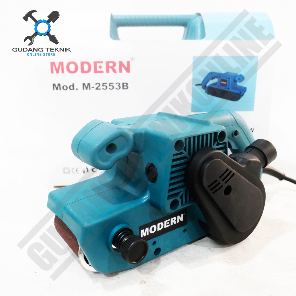 Mesin Amplas Duduk Tank MODERN M2553 / Amplas Tank Finishing Belt Sander M-2335B MODERN