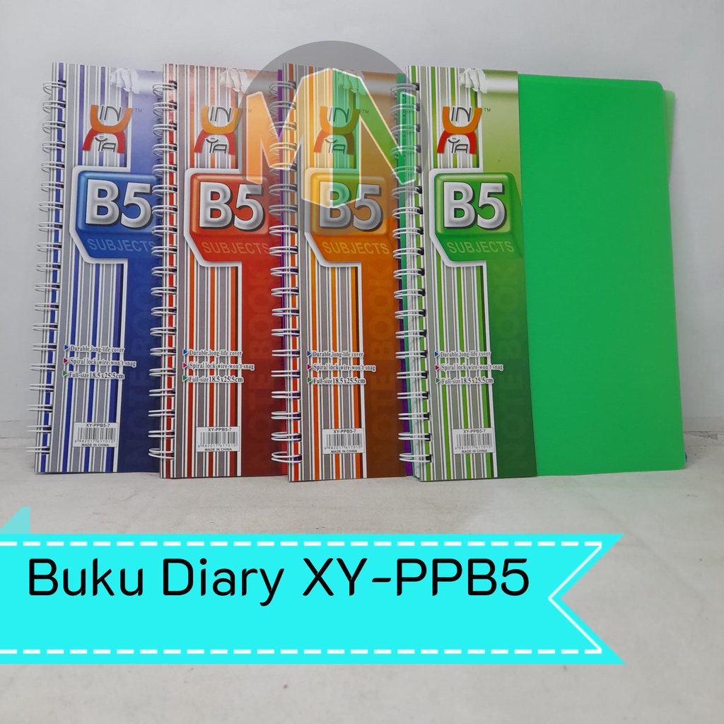 

Buku Tulis Notes Diary Ring Notebook B5 PP Softcover XY-PPB5-7
