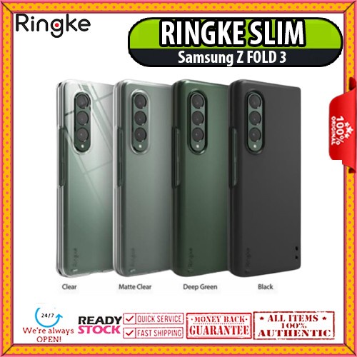 Original Case Samsung Galaxy Fold 3 FOLD3 RINGKE SLIM Hardcase Z FOLD 3 - Black