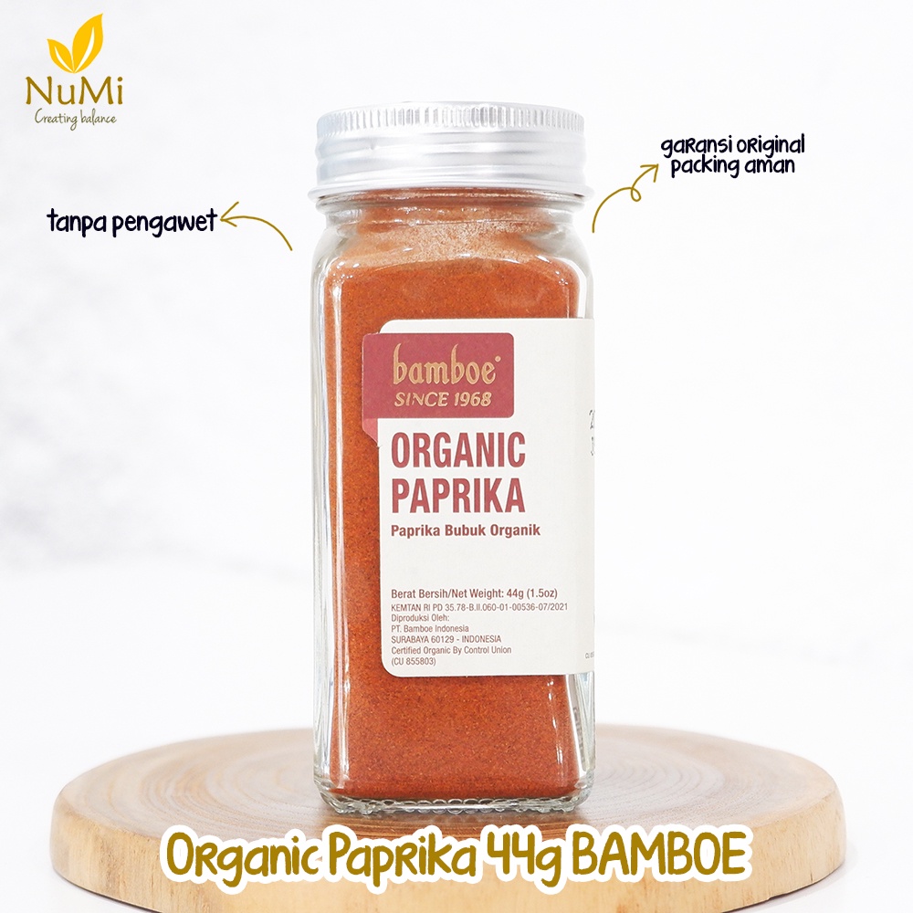 

44g Paprika Powder Organic paprika bubuk - Bamboe Organic