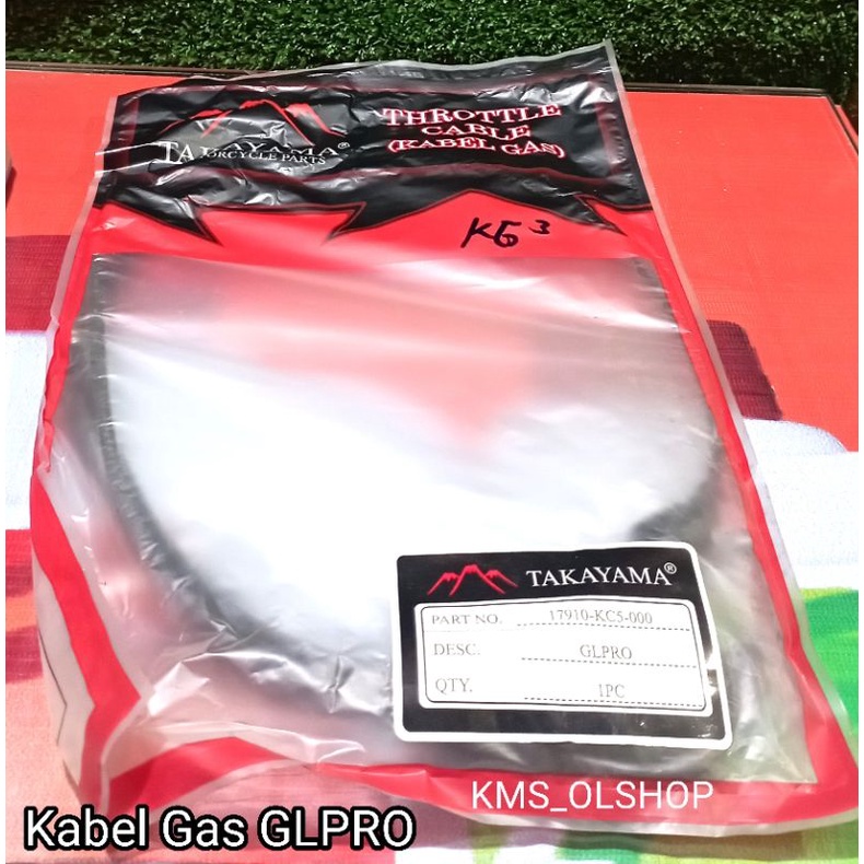 Kabel Gas Tali Gas GLPRO Merek Takyama 17910-KC5-000
