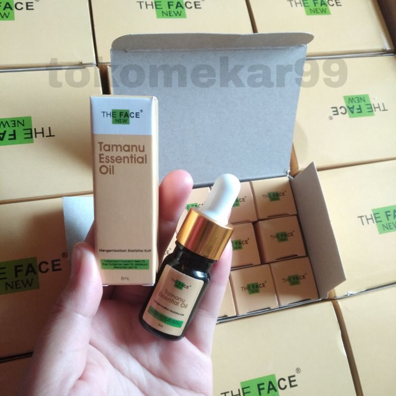 The Face Tamanu Essential Oil 5ml Original BPOM Resmi / Tamanu Oil The Face