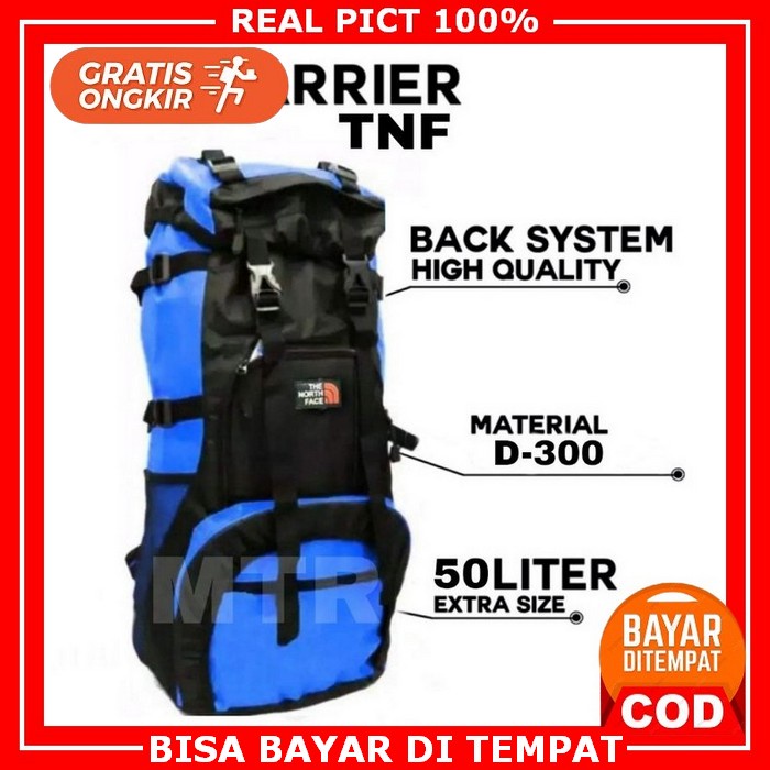 Tas Ransel Pria Import  Sekolah Anak Laki Laki Sma Smp Smk Anti Air Di Tas Ransel Carrier-Gunung 50-