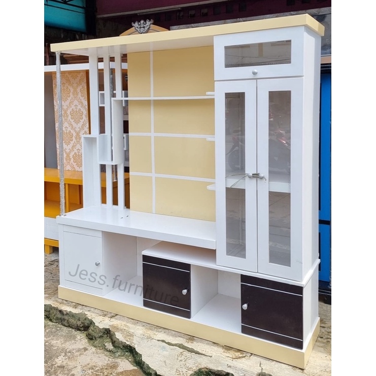 Bufet TV Minimalis , Bufet TV 43in , Bufet Pajangan Tv