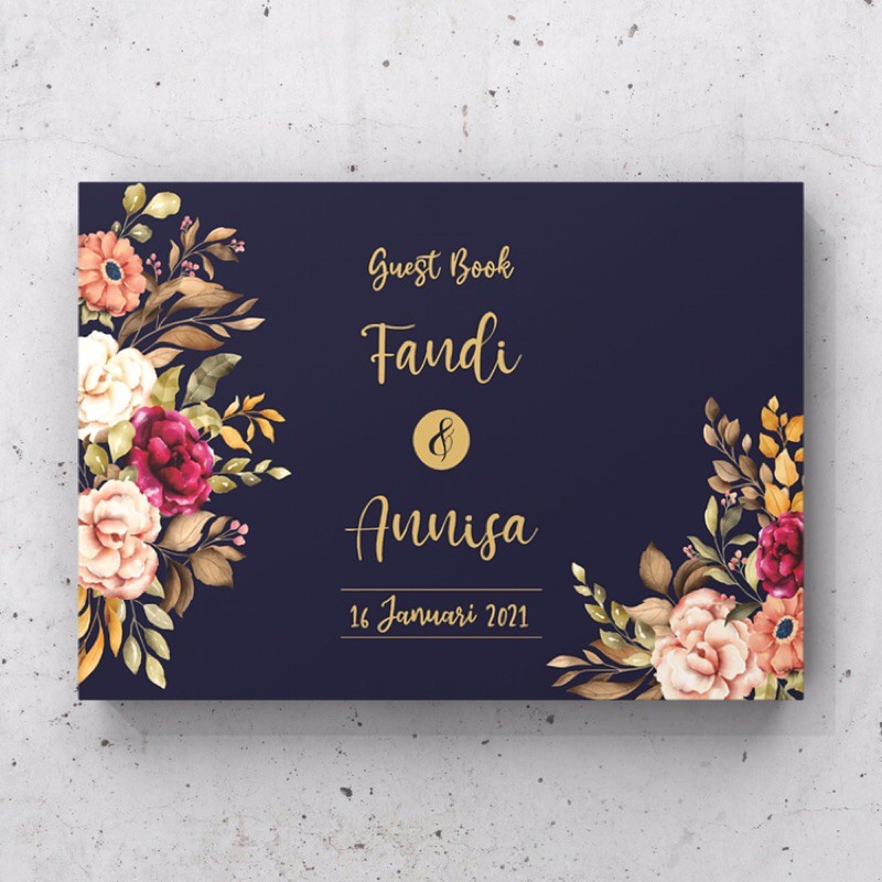 

Buku tamu pernikahan/Buku tamu /guest book