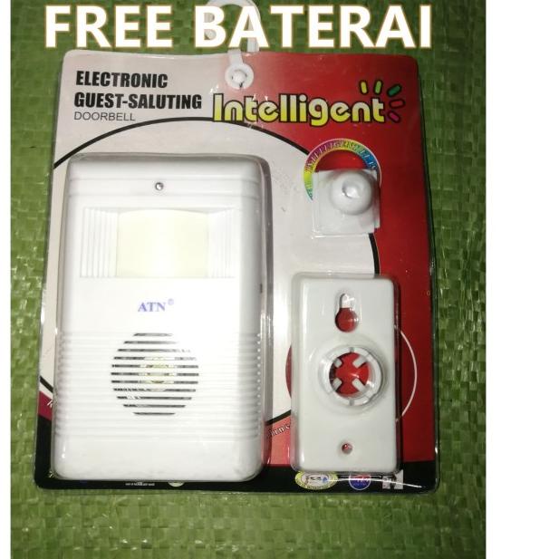 Bel pintu rumah sensor gerak bell alarm tamu welcome ATN