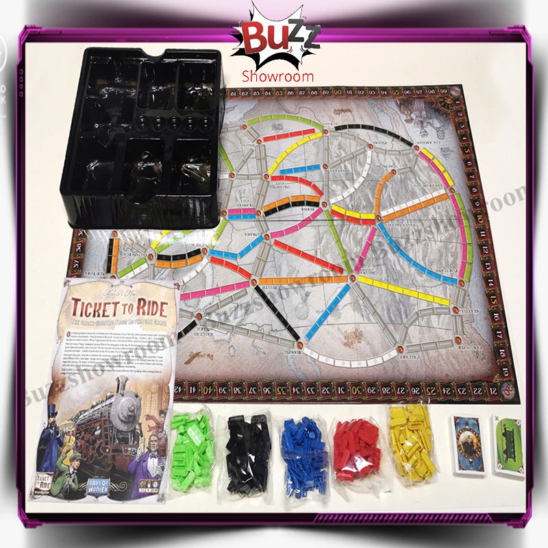 Ticket To Ride Europe America USD Board Game