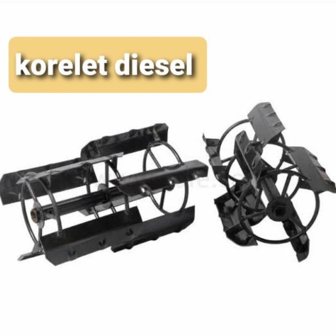 Roda Besi Sawah Cultivator /Paddywhell Ftl