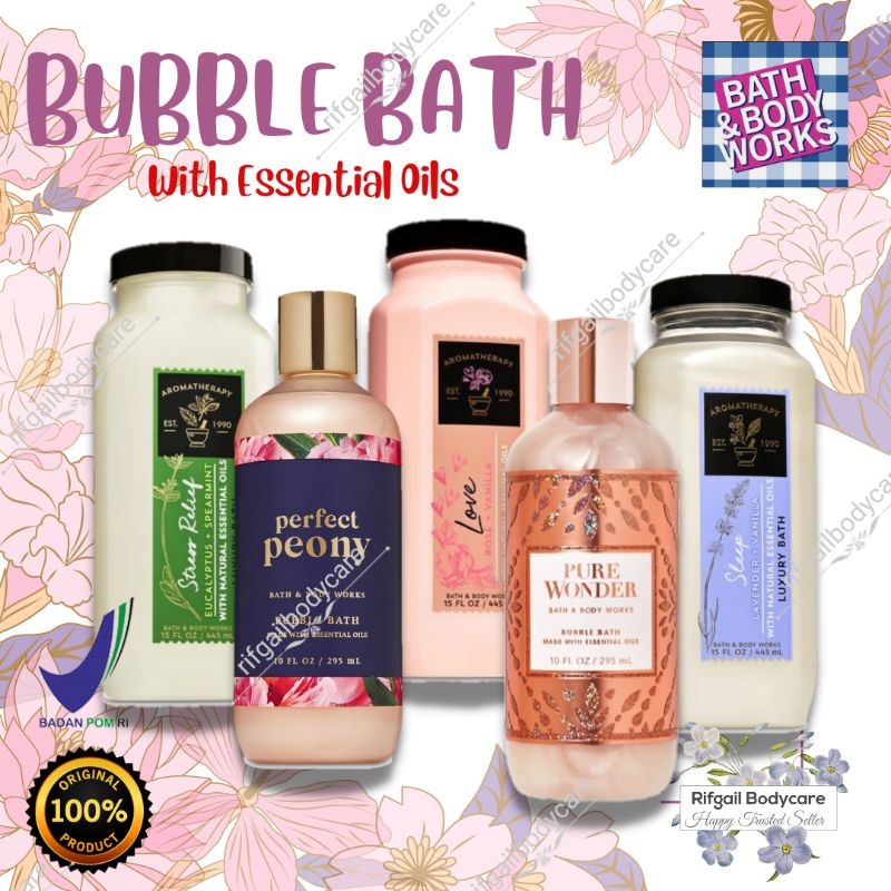 Jual Bath And Body Works BUBBLE BATH (Sabun Mandi Dan Rendam) | Shopee ...