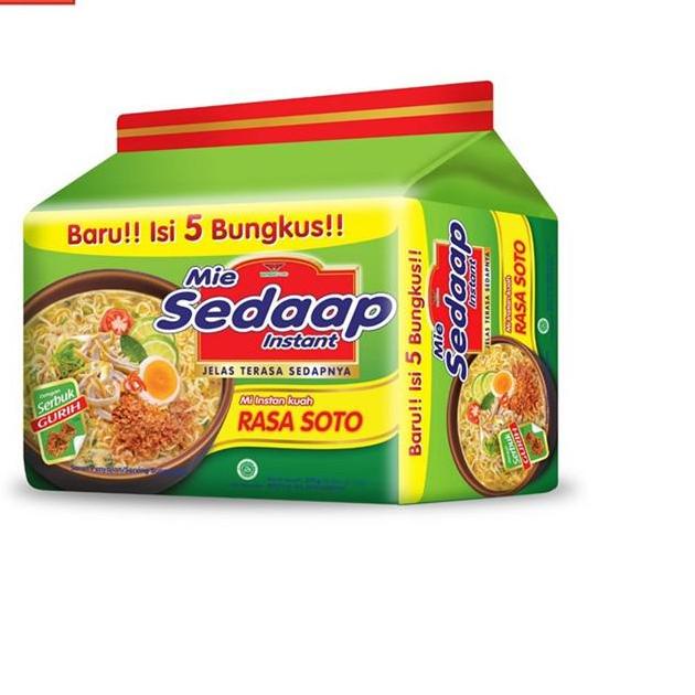 

↗ Mie Sedaap Soto 75gr isi 5 x 8 pack (1 box) ㊥