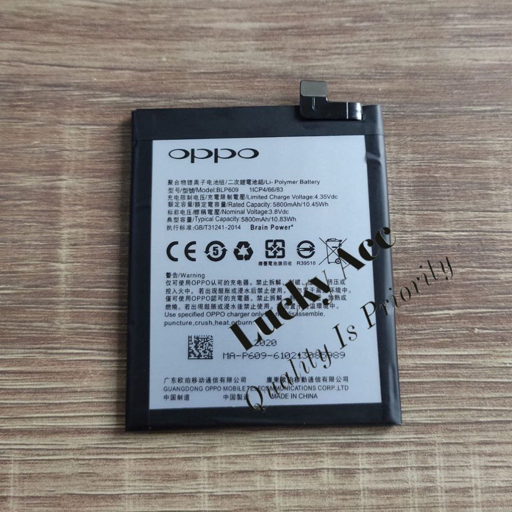 Batre Baterai Hp Oppo F1 Plus F1+ X9009 R9m Kode Model BLP609 BLP 609 Batrei Batrai Oppo F1 Plus Bat
