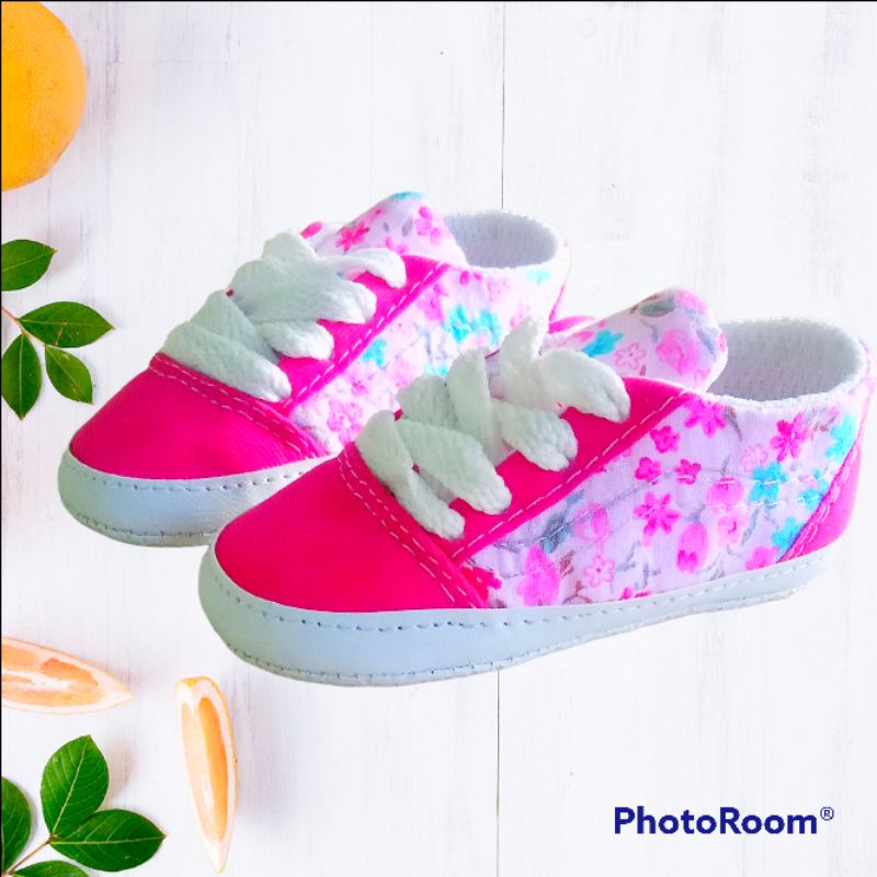 Sepatu Bayi NewBorn Prewalker Laki-Laki &amp; Perempuan Usia 0-6 6-9 9-12 Bulan