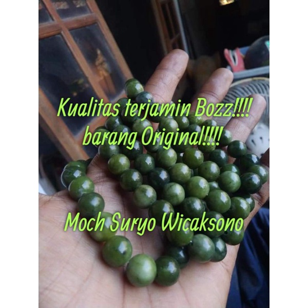 Natural Gelang Giok Sojol Sulawesi Totol HQ Ready Sojol Hijau Green