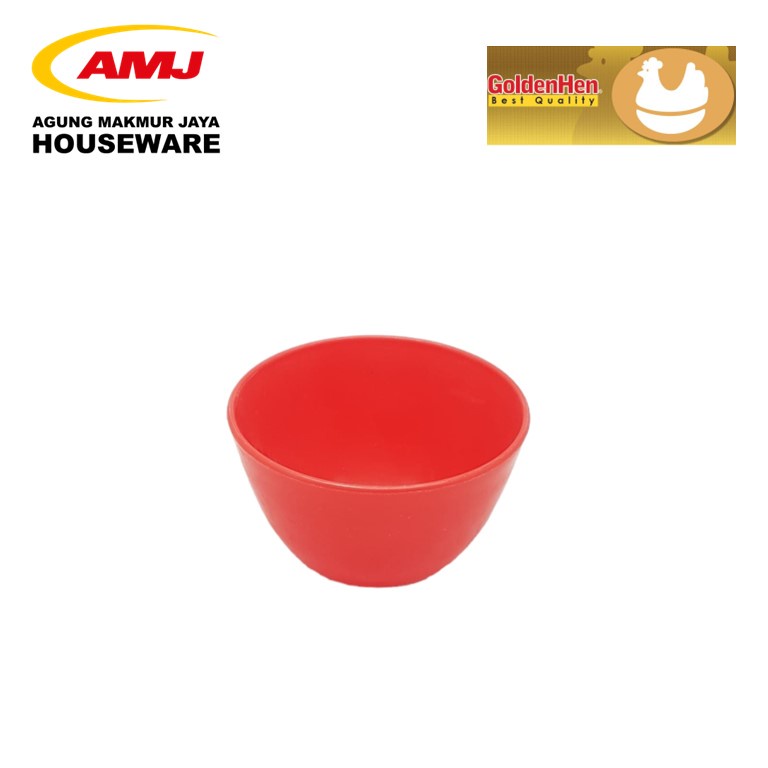 MANGKOK PLASTIK / MANGKOK KECIL / BOWL 3 INCH 03 GOLDEN HEN
