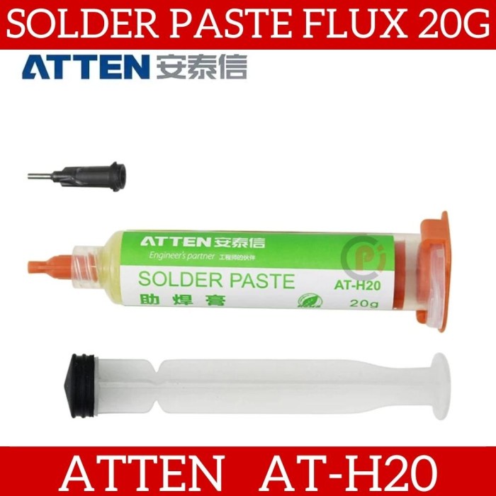 Original ATTEN AT-H20 Solder Paste Flux Pasta Solder Isi 20gr