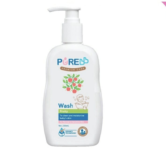 Pure Baby Wash 450 ml ( REFILL ) SABUN MANDI DAN SHAMPOO BAYI 2IN1 - BAYI ONLINE SHOP