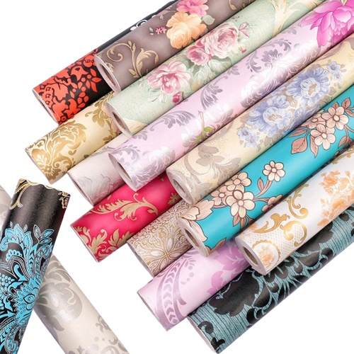 TERMURAH !! PAKET 4 ROLL WALLPAPER STICKER DINDING GH PREMIUM QUALITY 45cm x 5m MOTIF ELEGANT PREMIUM