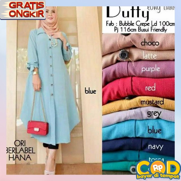Tunika Basic Korean Style Baju Atasan Wanita Tunik Simple Mewah Bsju Atasan Cewek Tunik Wanita Dewas