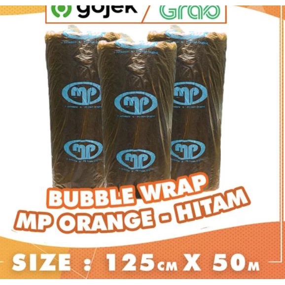 

BUBBLE WRAP MURAH ROLL 50 METER PUTIH BUBLE WRAP - DKM DELKOMAS - MP ORANGE HITAM