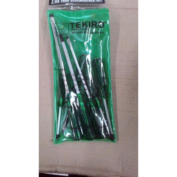 Obeng Ketok Tekiro Set 7 pcs Obeng Getok Tekiro Original