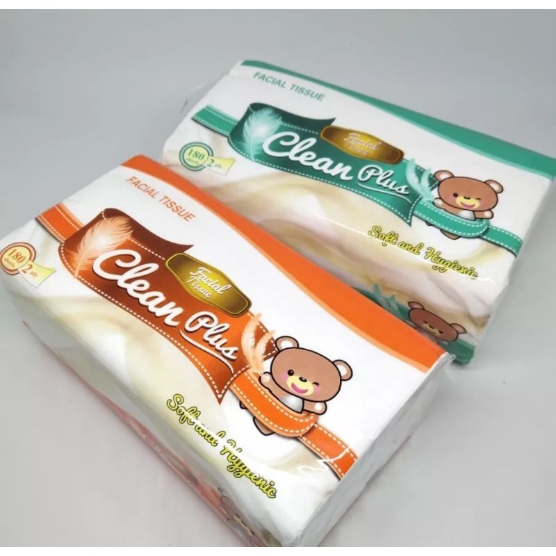 id_Tissue/Tisu/clean plus/Tissue clean plus 180 sheets