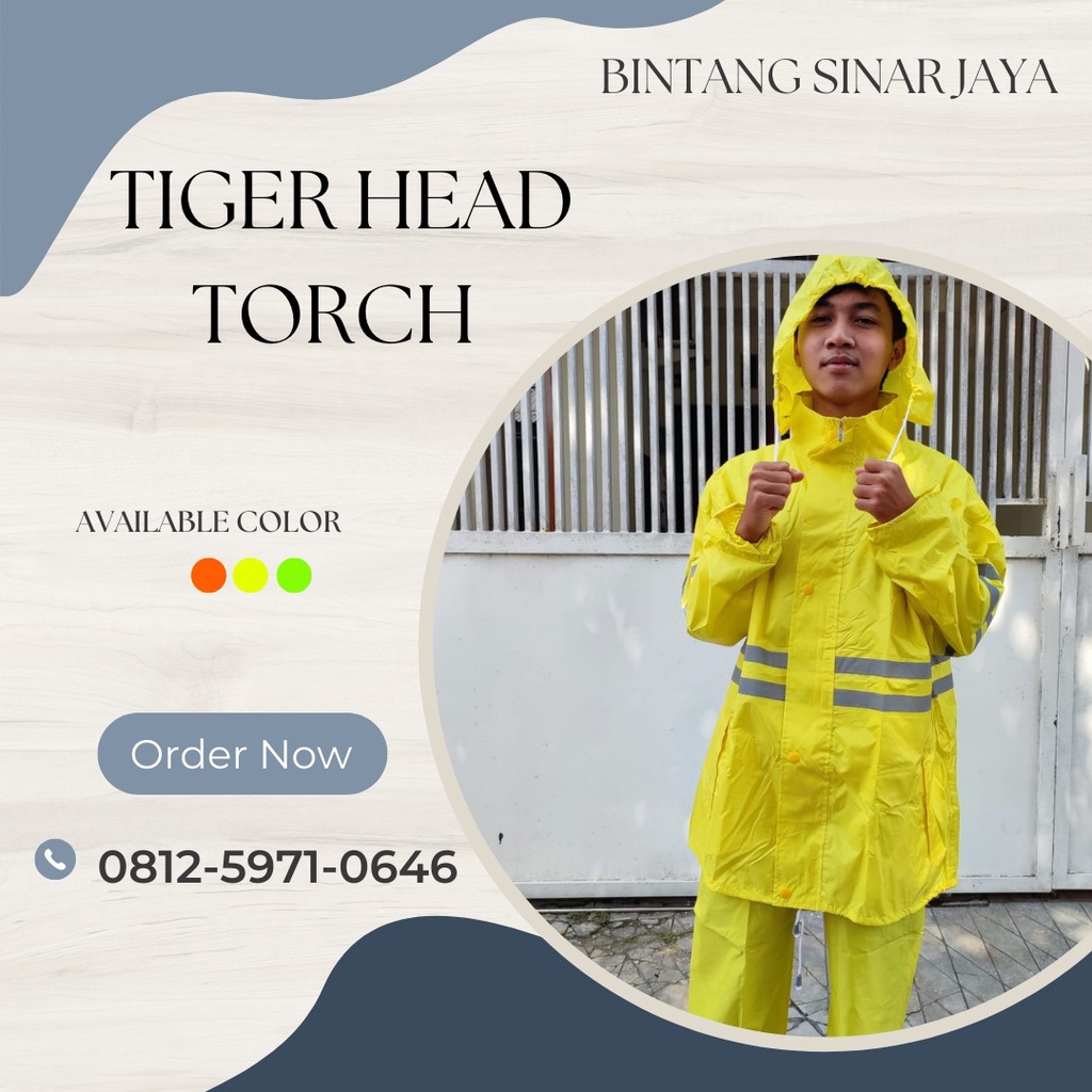 Jas Hujan Tiger Head Torch 68309