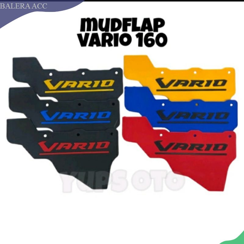 Penahan lumpur kolong VARIO 160 Mudflap VARIO 160 bahan karet