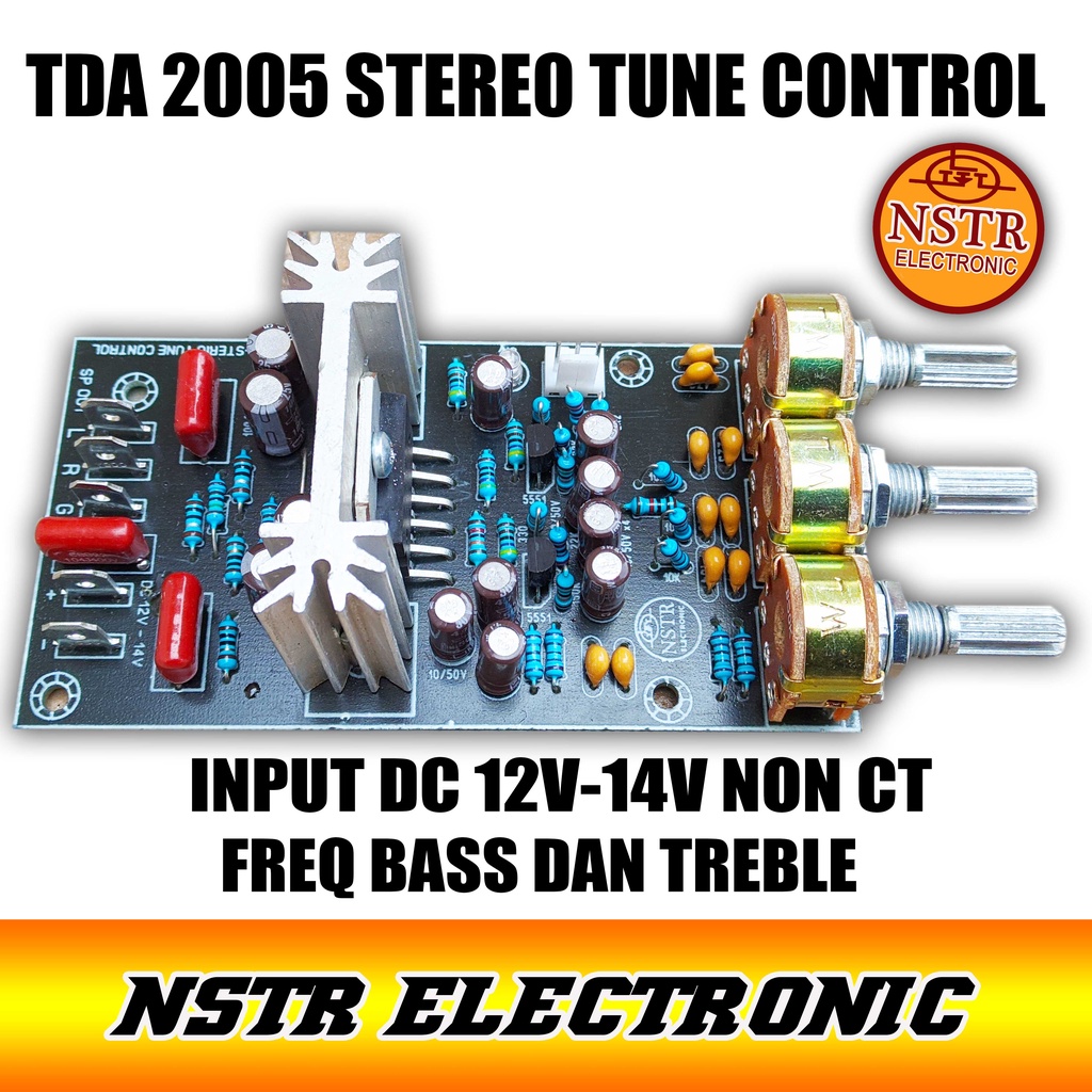 TDA 2005 KIT POWER STEREO PLUS TUNE CONTROL