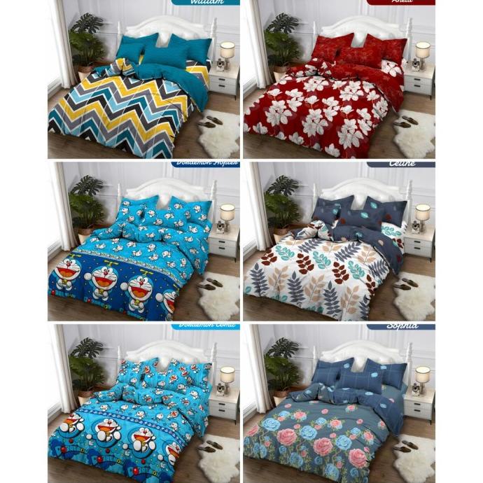 PROMO NEW BEDCOVER LADY ROSE RUMBAI UKURAN DOUBLE KING 180X200 NO 1 - HDHJ567465H