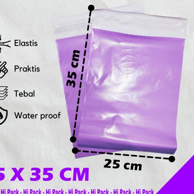 

polymailer 25x35 100pcs plastik packing polymailer 25 x 35 PREMIUM - Abu-abu