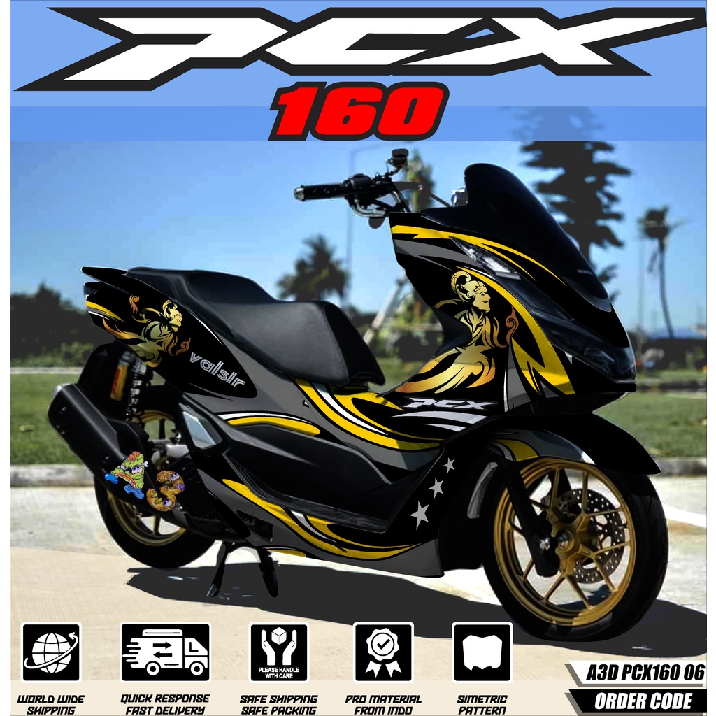 Decal Sticker PCX 160 2021 Fullbody - Dekal PCX 160 New Decal Sticker Honda PCX 160 2021 atriplegrap
