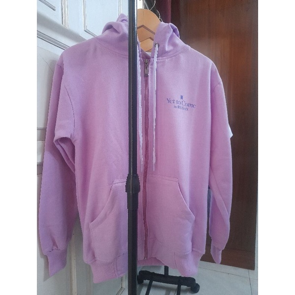 Jaket Hoodie Purple Busan concert Yet to come