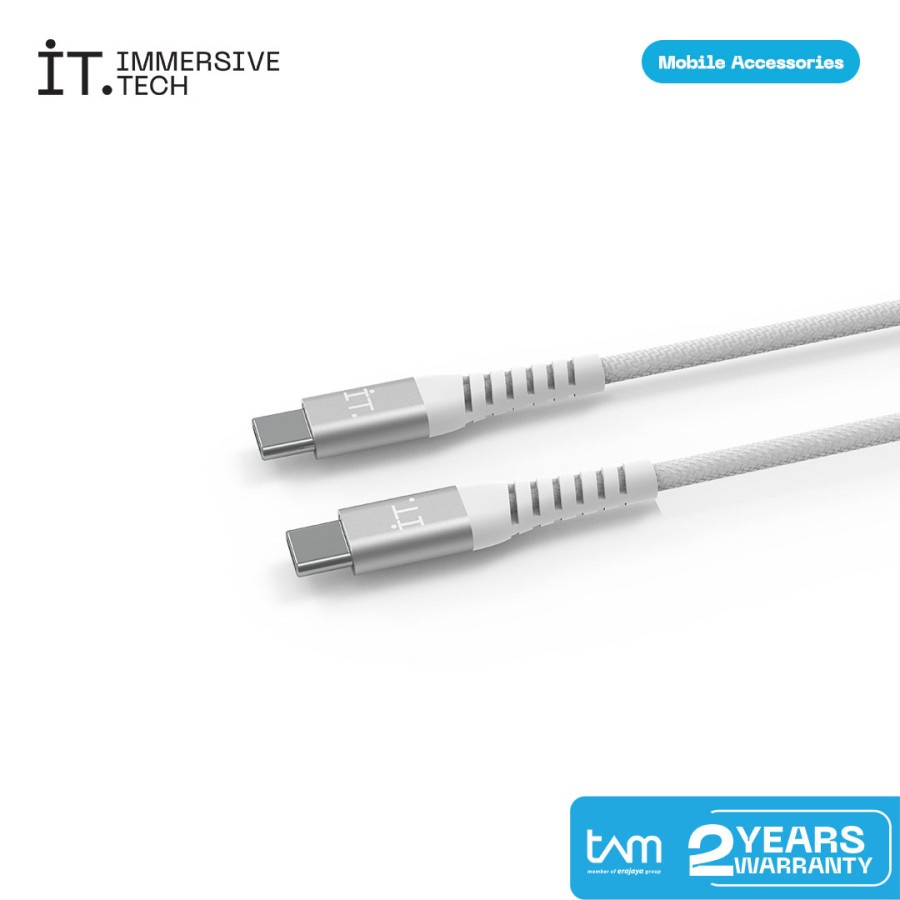 IT. PC-USB C to C Cable 2 m -White