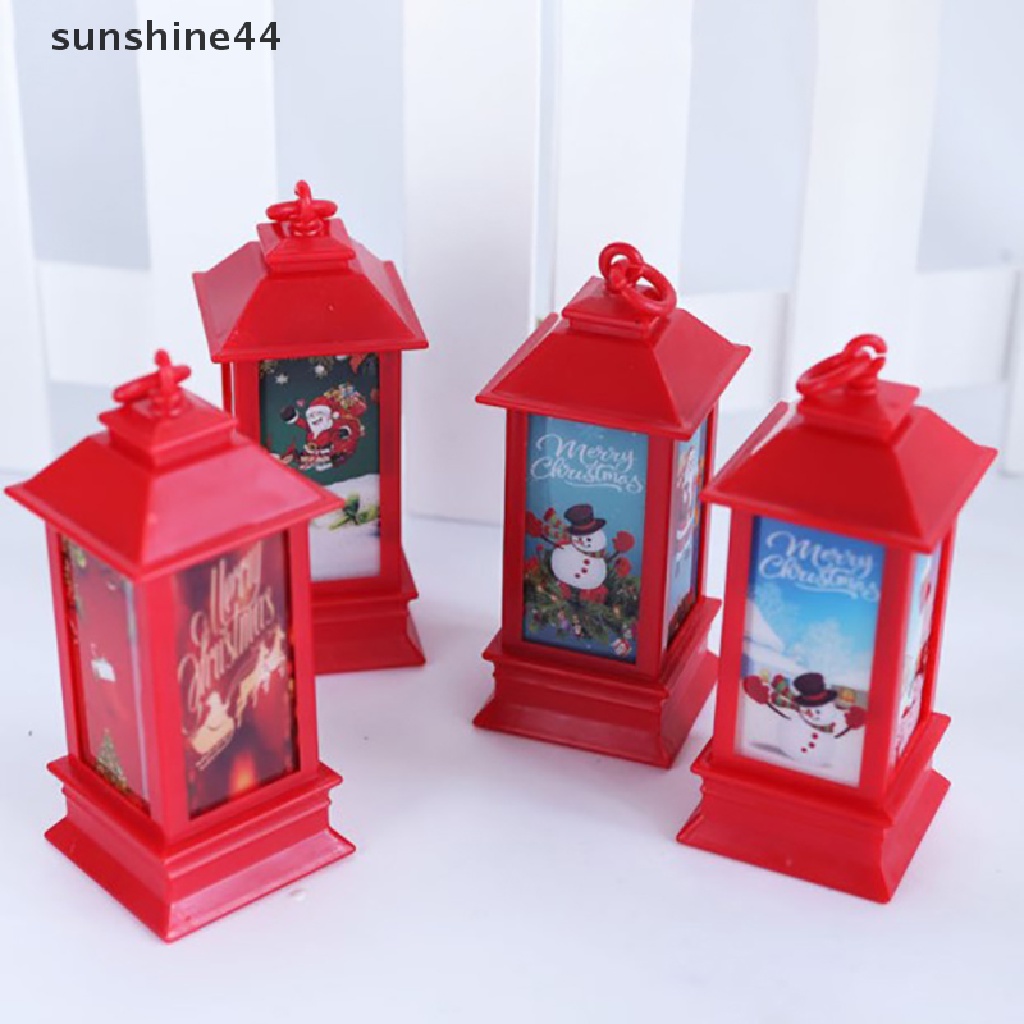 Sunshine Lampu Lentera LED Mini Portable Untuk Dekorasi Natal / Tahun Baru 2023