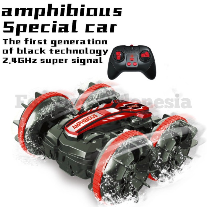 Amphibious Remote Control Car - Mainan RC Mobil Amfibi Ampibi Amphibi