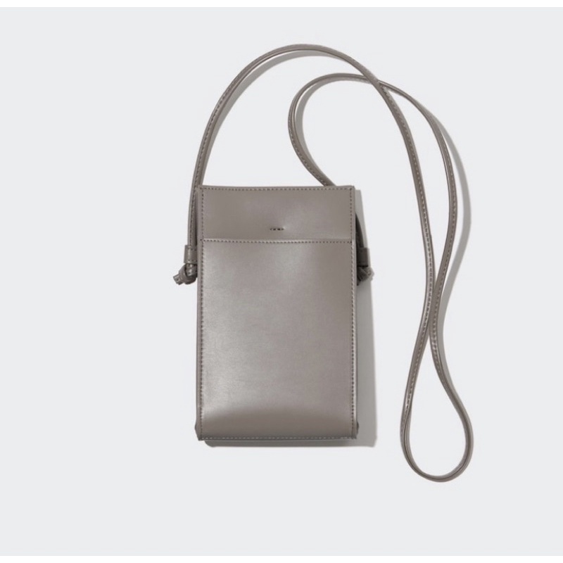 Uniqlo Faux Leather Mini Tool Shoulder Bag