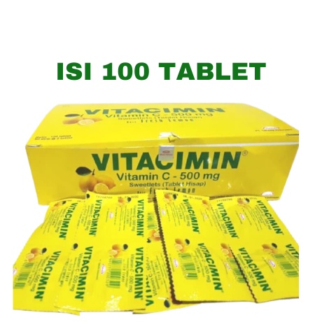 Vitacimin 500mg - 𝟏 𝐊𝐨𝐭𝐚𝐤 [ 𝟏𝟎𝟎 𝐓𝐚𝐛𝐥𝐞𝐭]