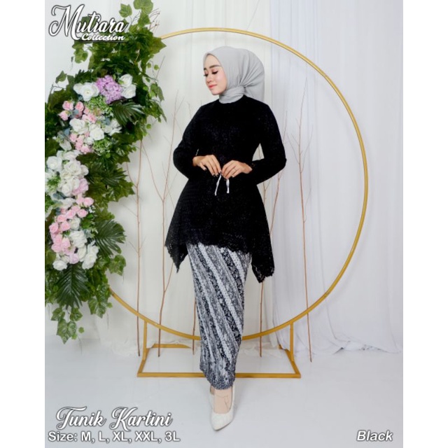 (COD)Tunik Brokat Kartini_Tunik kondangan_Tunik pesta murah_kebaya encim_kebaya kartini