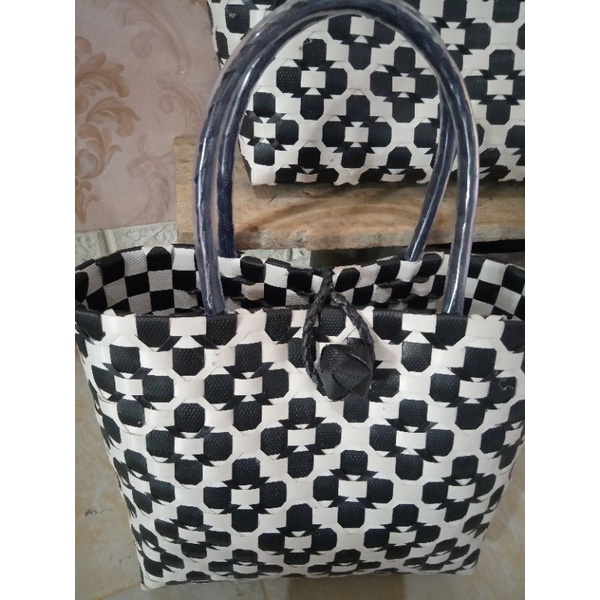 tas anyaman Embos premium super/ tas Embos/ tas Embos motif