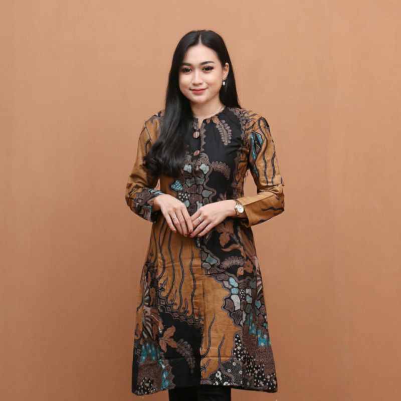 Baju Batik Wanita ASJ SA kerja modern