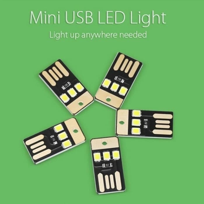 Mini LED USB Lampu Malam power bank Laptop Senter Camping USB LED 5V