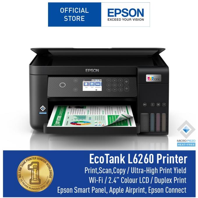 Jual Printer Epson L6260 Multifungsi Ecotank Wifi Duplex All Inone Inktank Shopee Indonesia 9339