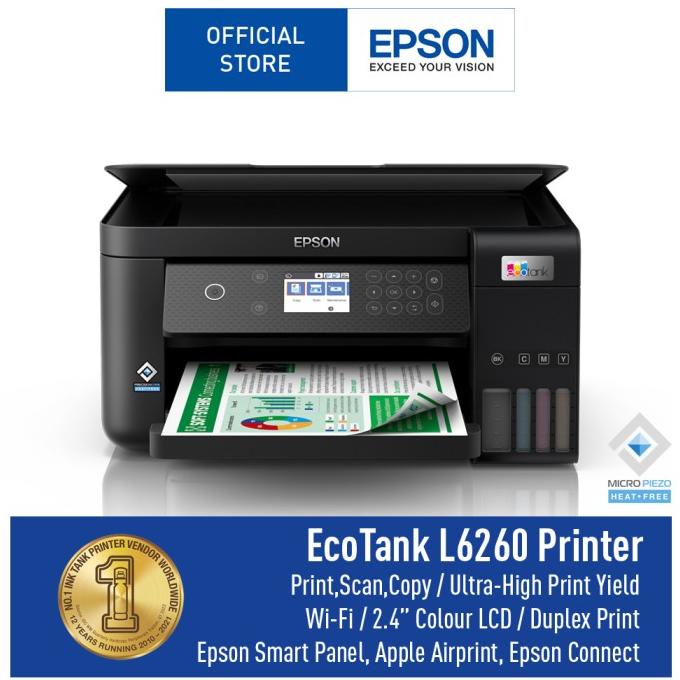 Jual Printer Epson L6260 Multifungsi Ecotank Wifi Duplex All Inone Inktank Shopee Indonesia 9926