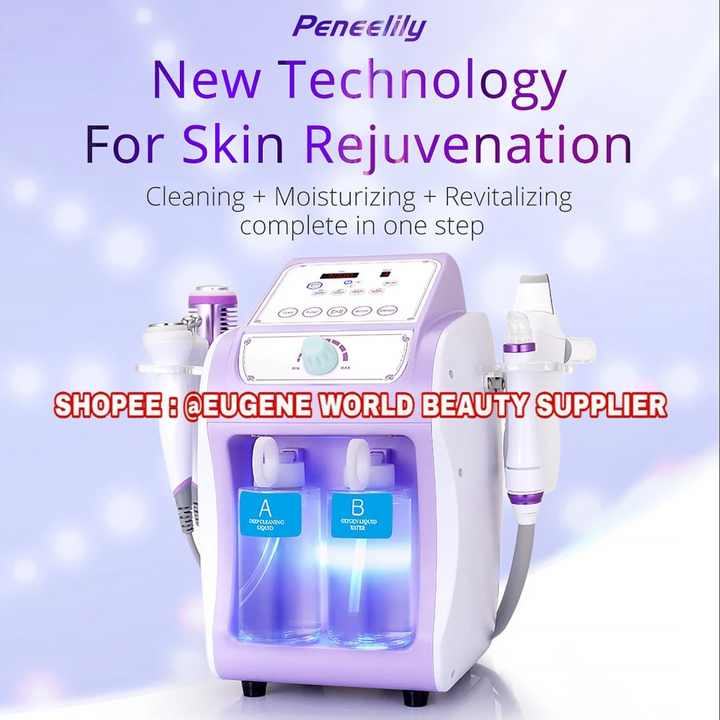 6 IN 1 HYDRA DERMABRASI FACIAL ALAT HIDRA DERMABRASI 6IN1 MESIN FACIAL HYDRA DERMABRASION HYDRO DERM