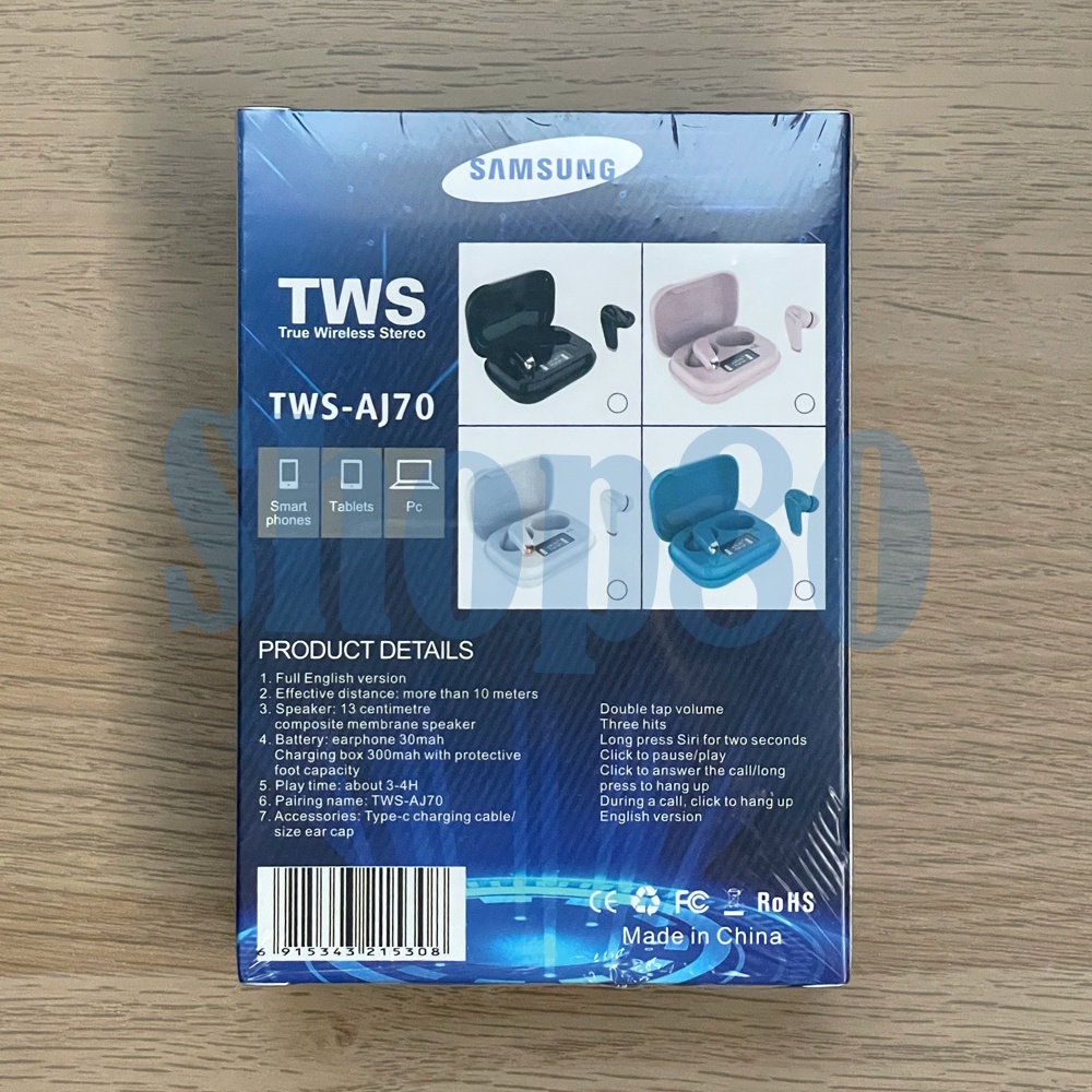 TWS-AJ70 Bluetooth Wireless Earphone Headset Galaxy Earbuds